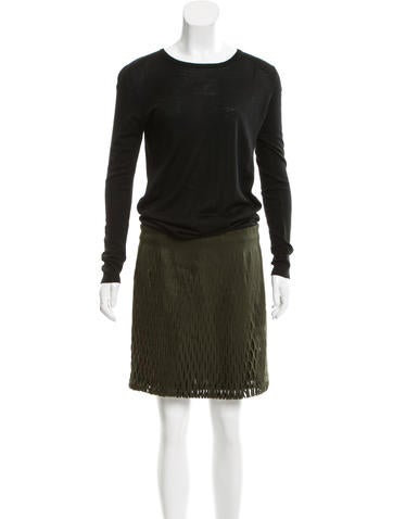 Jay Ahr Wool Laser Cut Dress w/ Tags