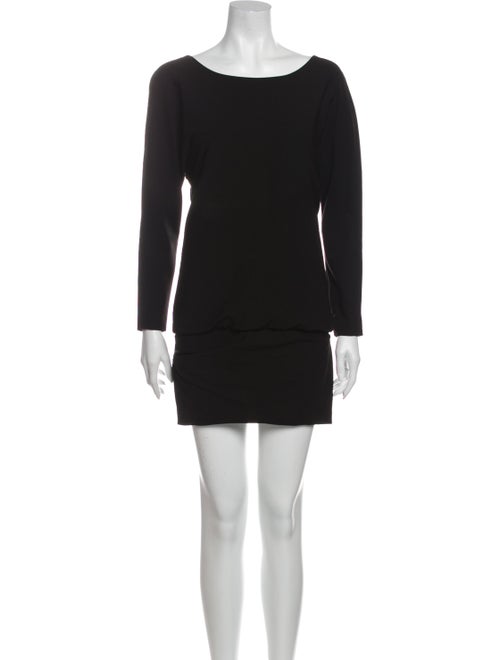 Jay Ahr Scoop Neck Mini Dress