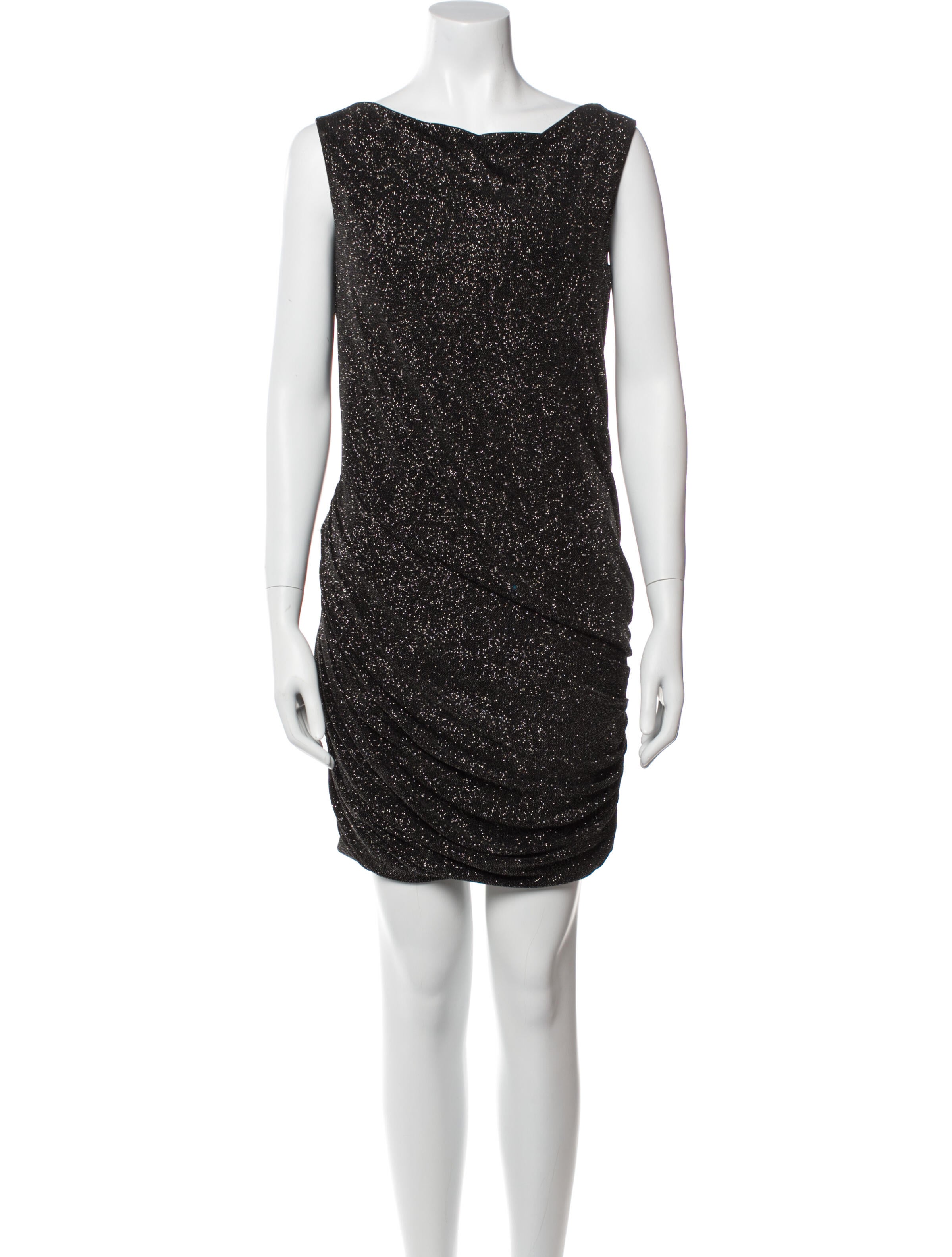 Jay Ahr Cowl Neck Mini Dress
