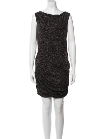 Jay Ahr Cowl Neck Mini Dress