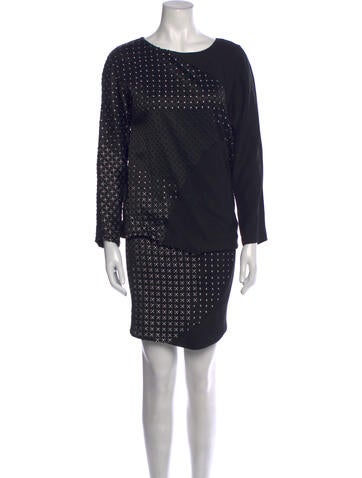 Jay Ahr Dresses Acetate Mini Dress XS