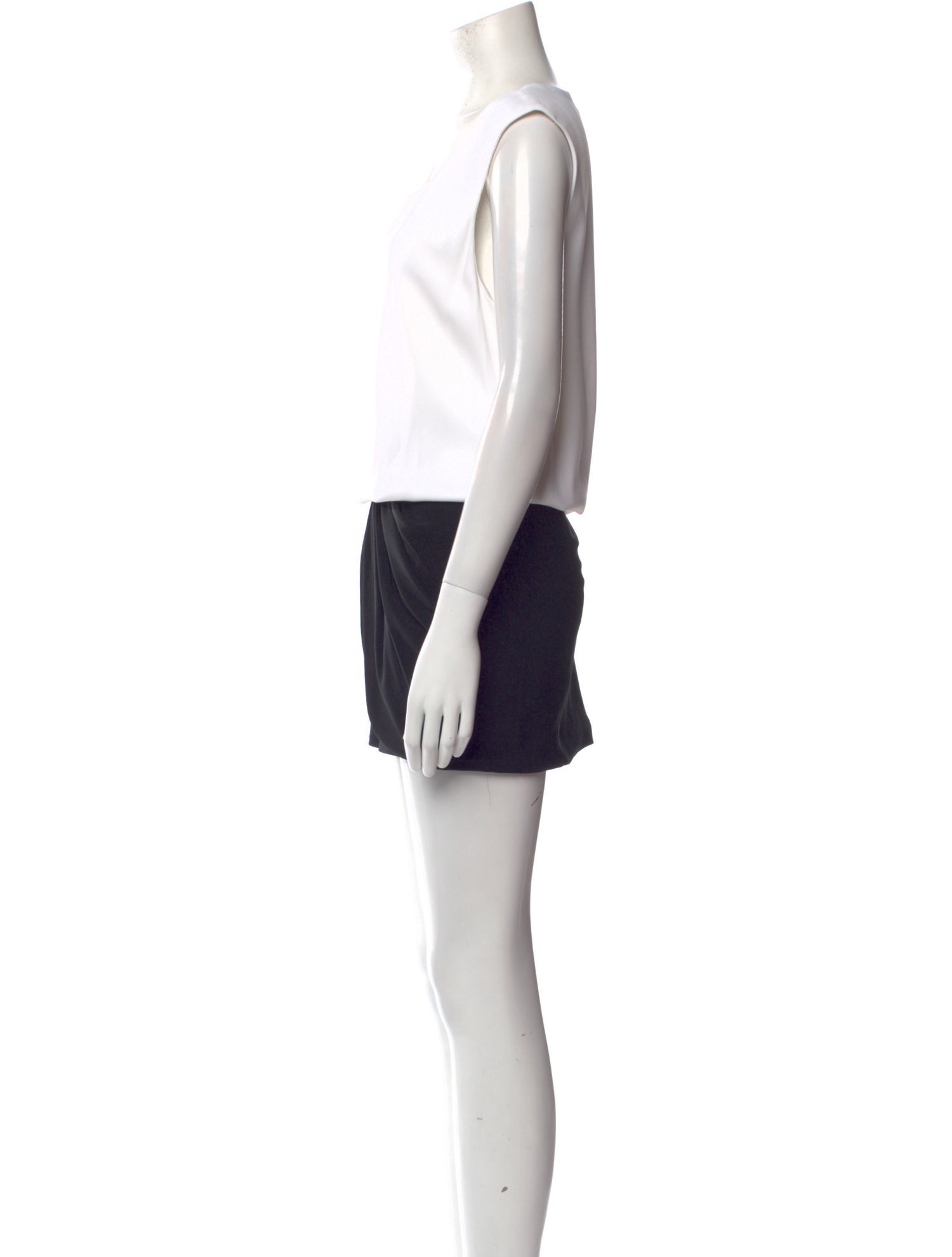 Jay Ahr Colorblock Pattern Knee-Length Dress