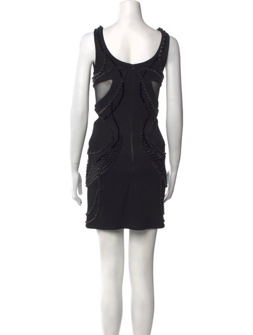 Jay Ahr Scoop Neck Mini Dress