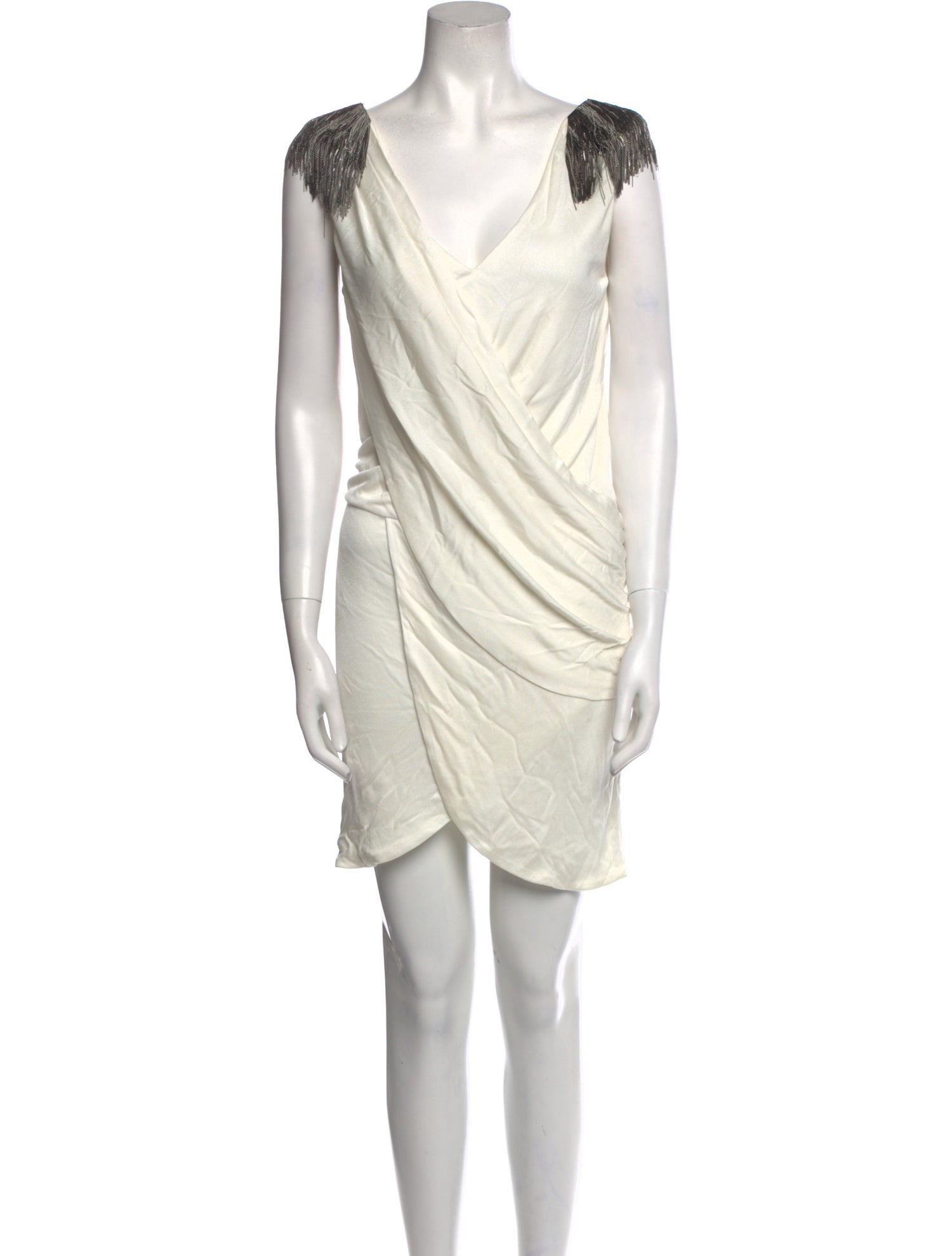 Jay Ahr V-Neck Mini Dress