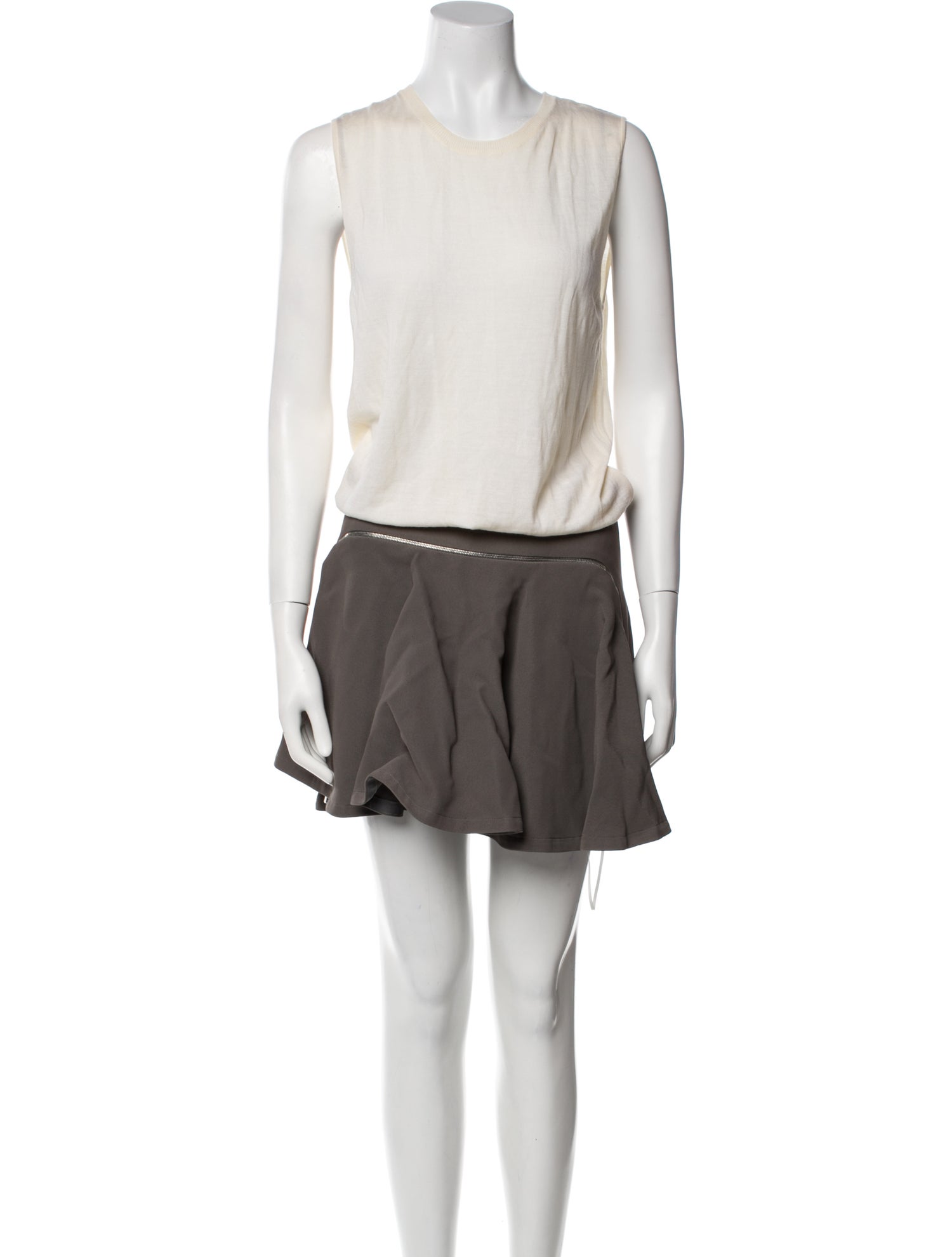 Jay Ahr Virgin Wool Knee-Length Dress