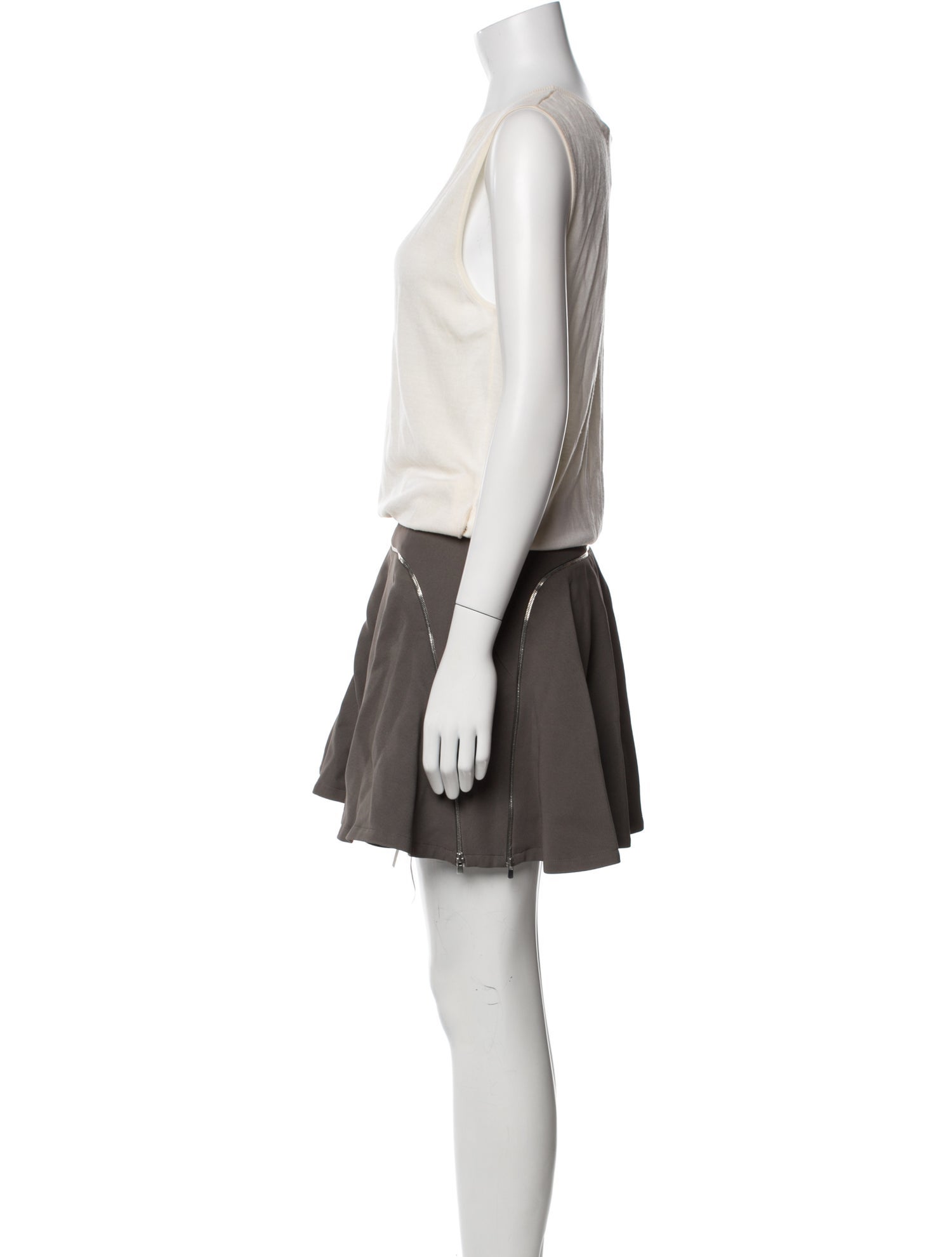 Jay Ahr Virgin Wool Knee-Length Dress