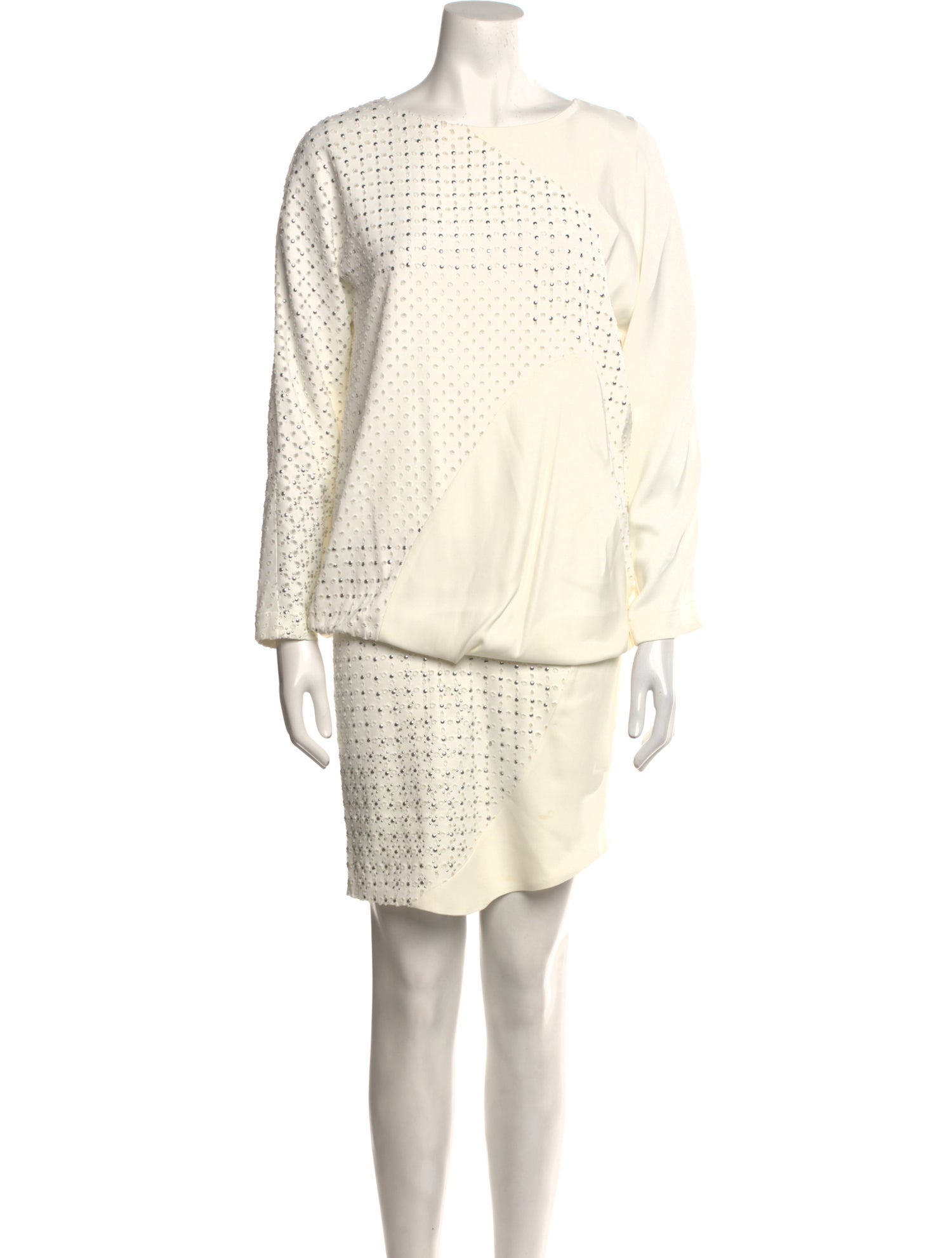 Jay Ahr One-Shoulder Mini Dress