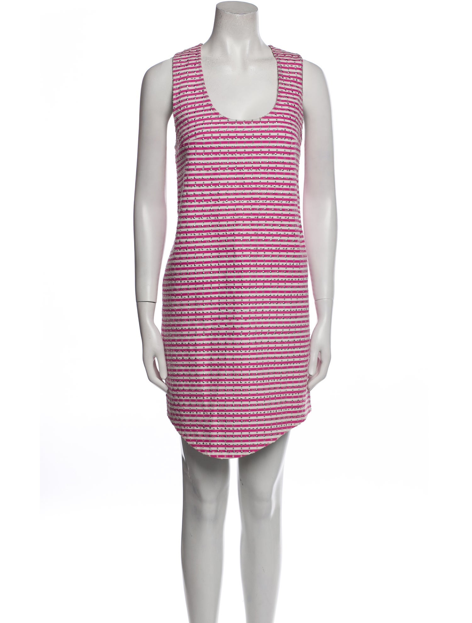 Jay Ahr Striped Mini Dress