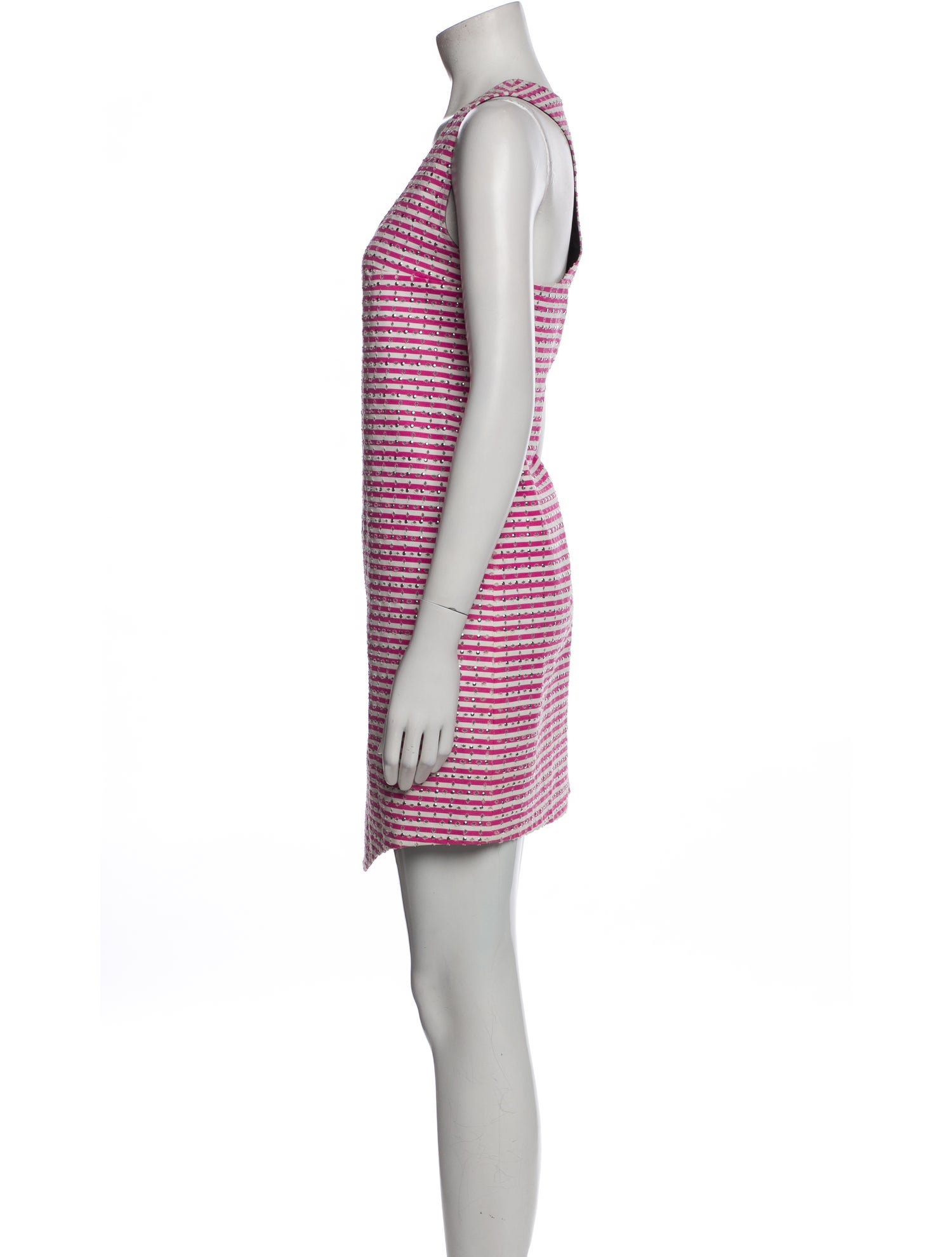 Jay Ahr Striped Mini Dress