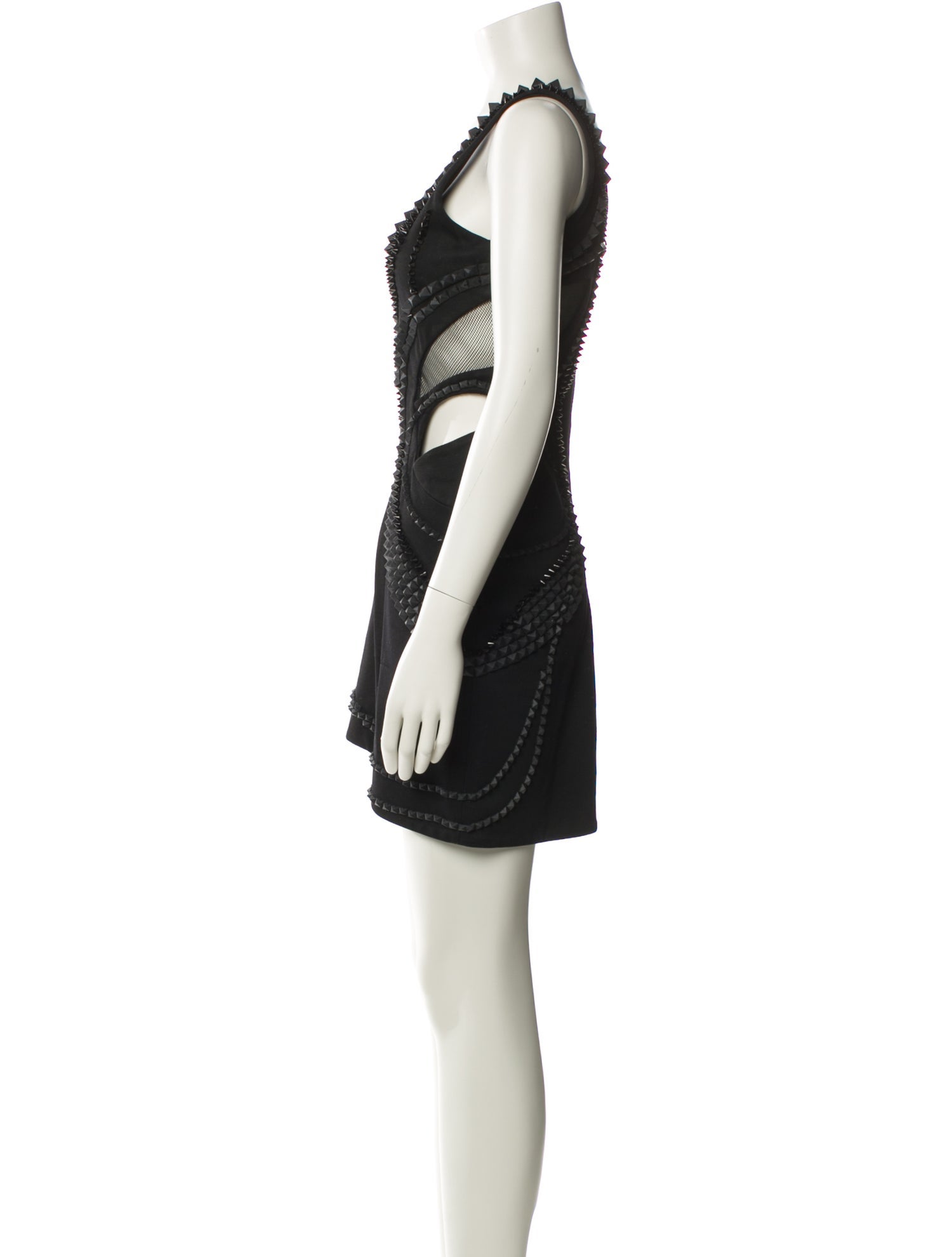 Jay Ahr Scoop Neck Mini Dress