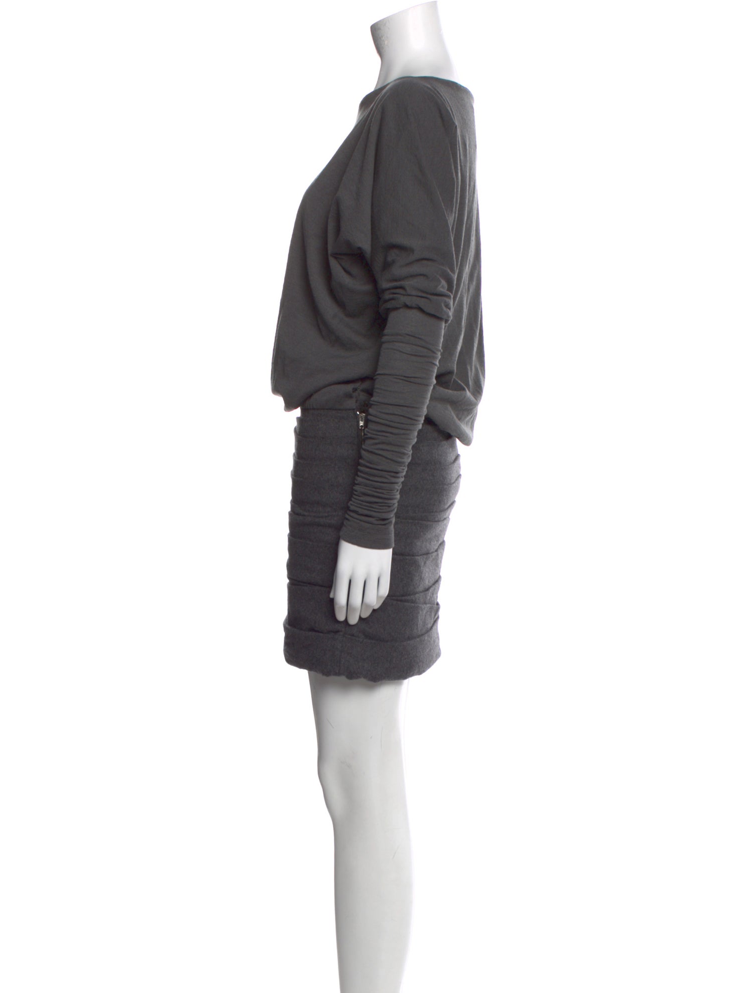 Jay Ahr Virgin Wool Mini Dress