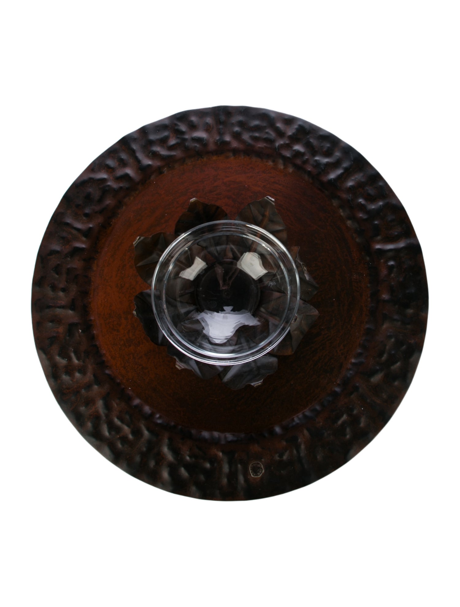 Jan Barboglio Circular Iron Plate Table Accent