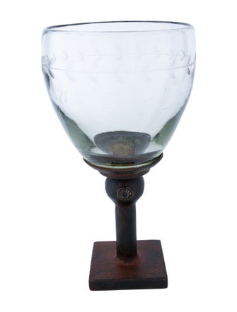 Jan Barboglio Iron Pedestal Vase