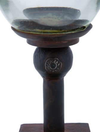 Jan Barboglio Iron Pedestal Vase