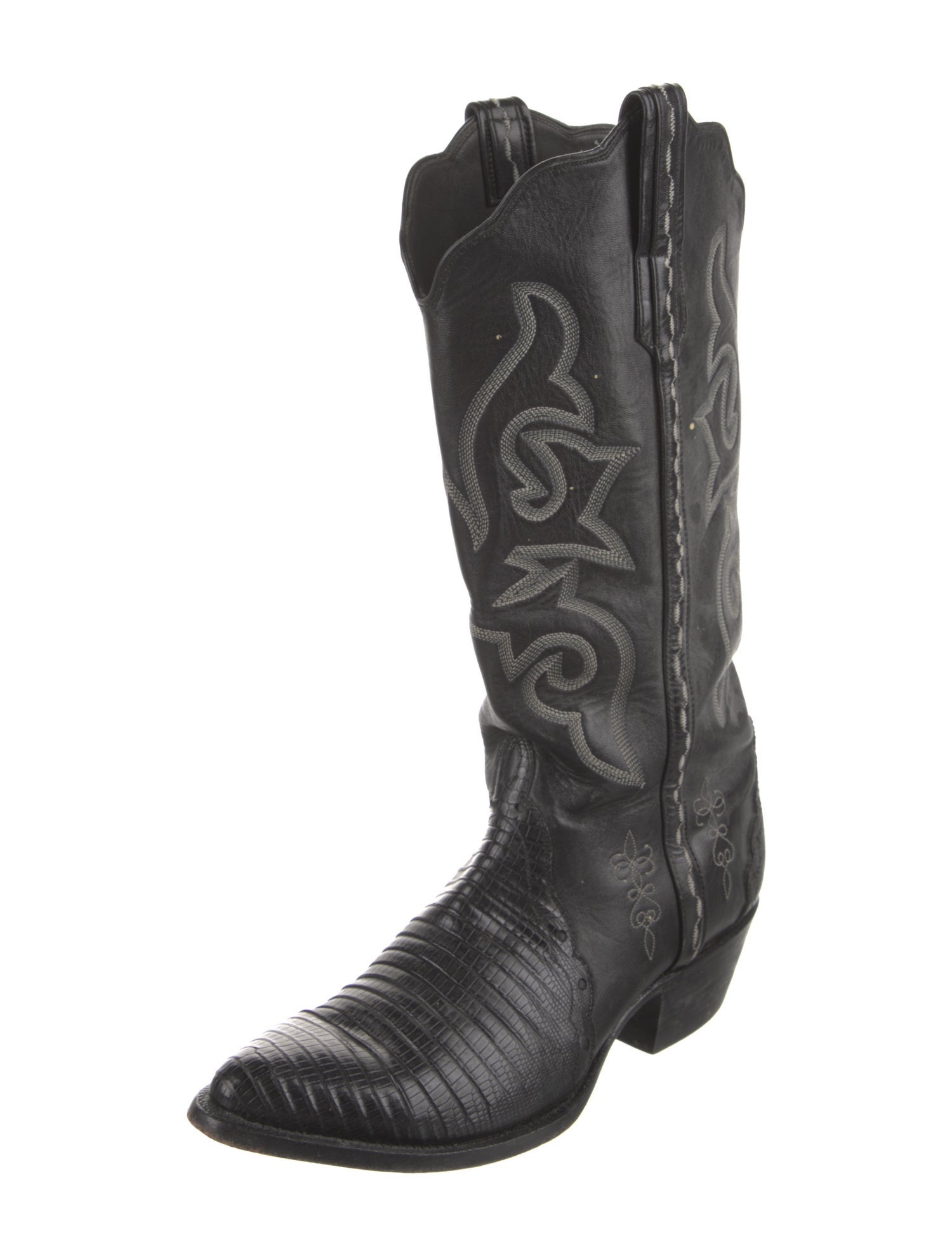 J B Hill Boot Company Leather Western Boots