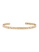 Julez Bryant 14K Diamond Simi Hammered Cuff Bracelet