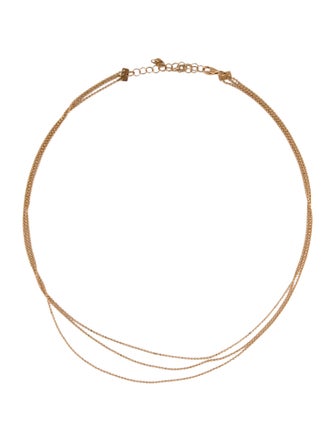 Julez Bryant 14K Chai 3-Tiered Choker Necklace
