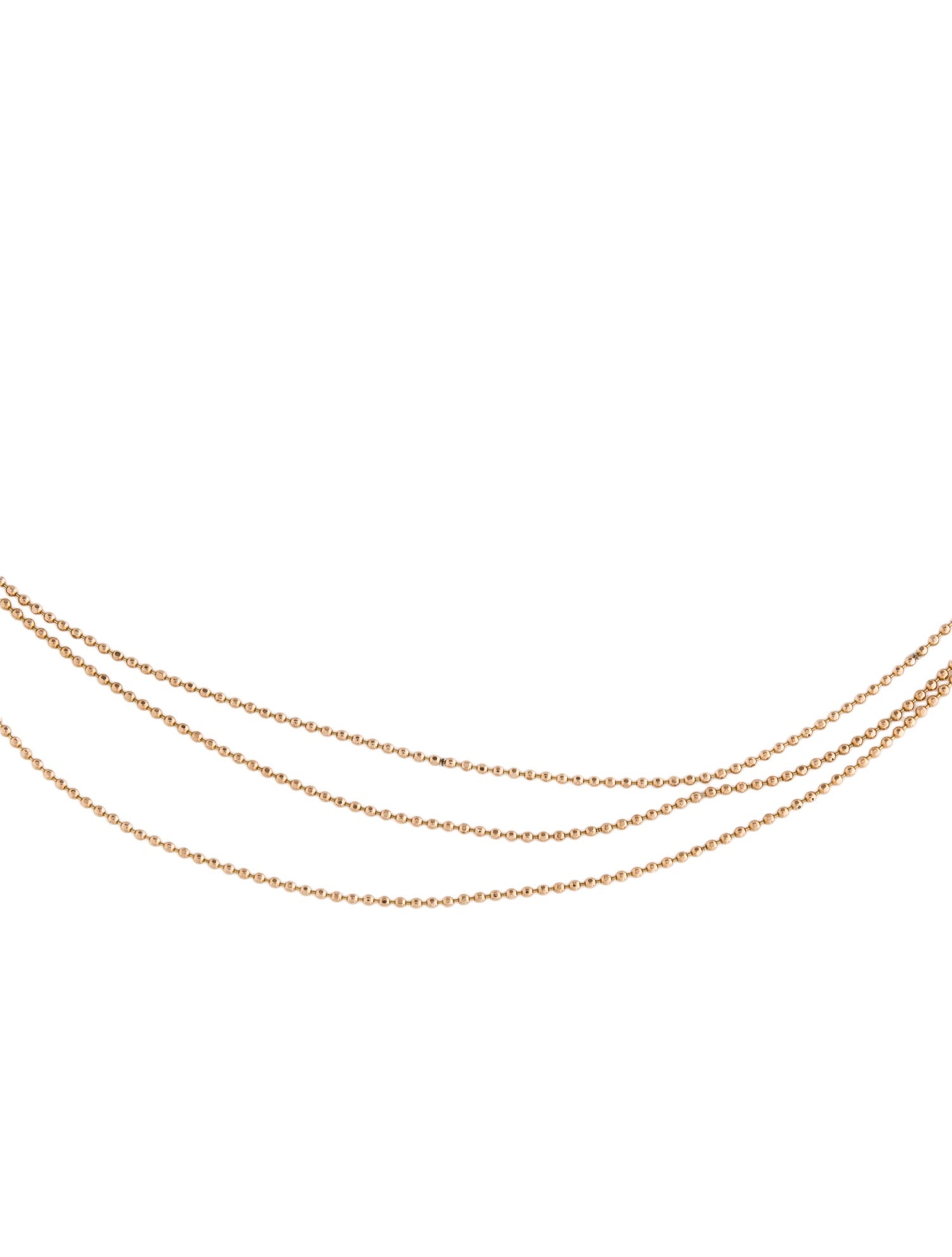 Julez Bryant 14K Chai 3-Tiered Choker Necklace