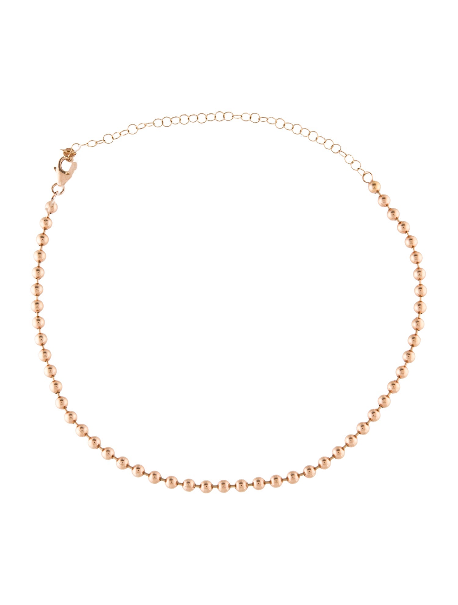 Julez Bryant 14K Ball Chain Choker Necklace