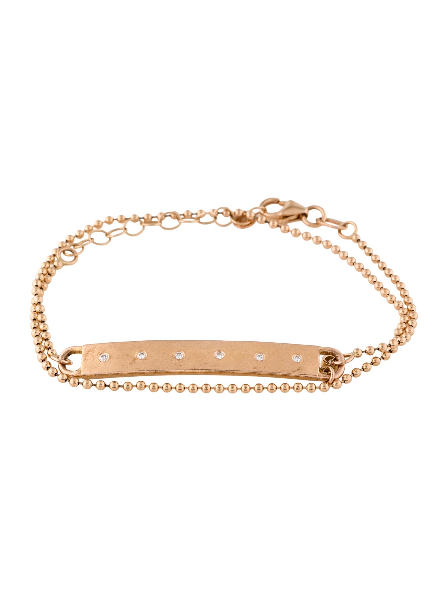 Julez Bryant 14K Diamond Bar Nevo Wrap Bracelet