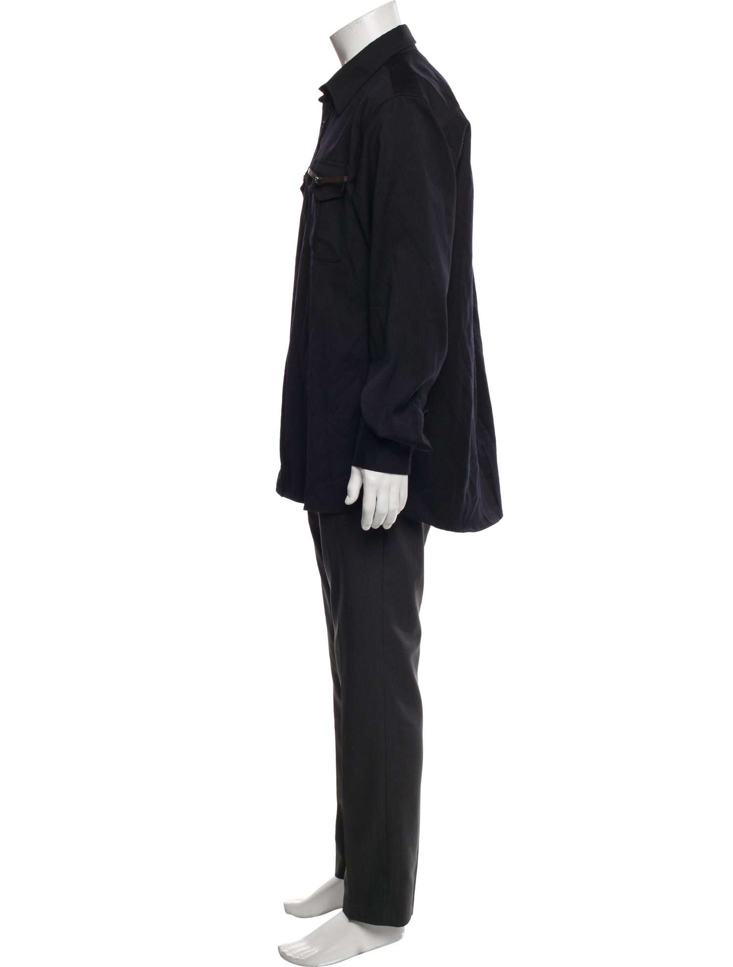 John Bartlett Virgin Wool Long Sleeve Shirt