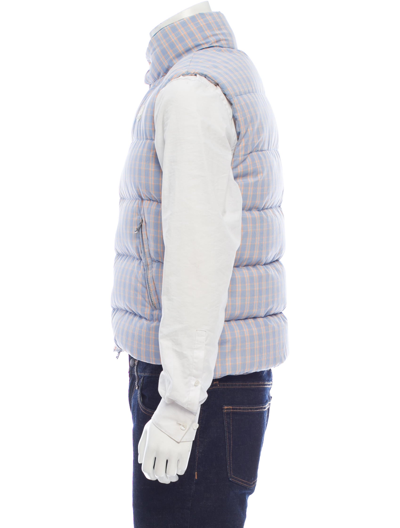 Junya Watanabe Comme des Garçons x Moncler Plaid Puffer Vest