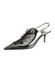 Jimmy Choo x Jean Paul Gaultier Leather Slingback Pumps