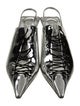 Jimmy Choo x Jean Paul Gaultier Leather Slingback Pumps