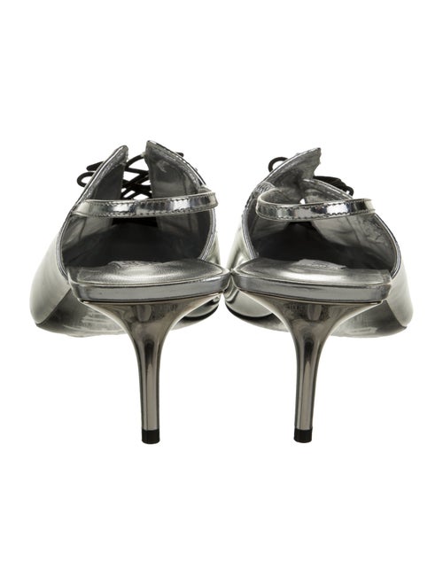 Jimmy Choo x Jean Paul Gaultier Leather Slingback Pumps