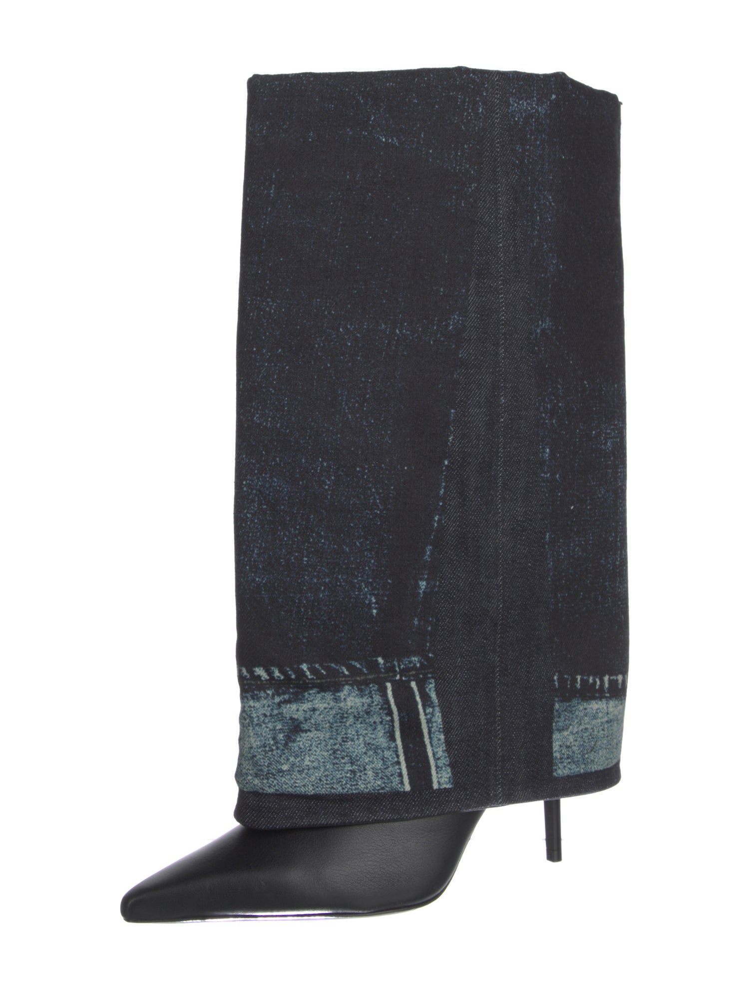 Jimmy Choo x Jean Paul Gaultier Denim Boots w/ Tags