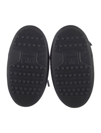 Jimmy Choo x Moon Boot Canvas Printed Lace-Up Boots