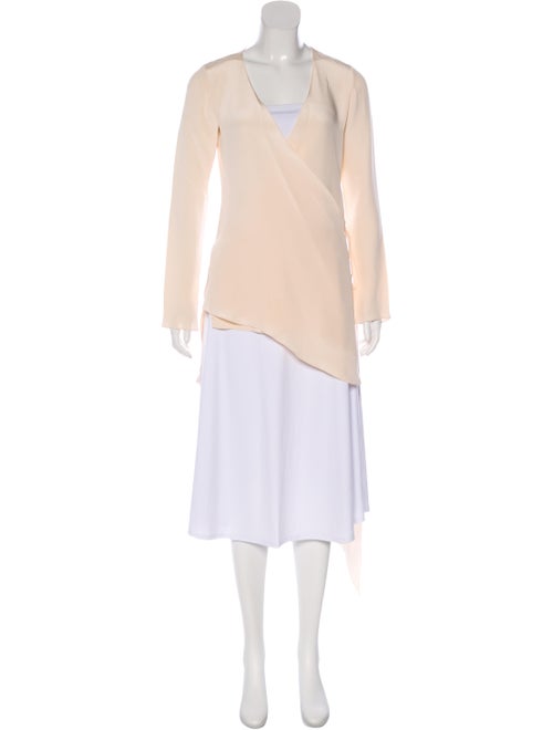 Juan Carlos Obando Silk Wrap Top