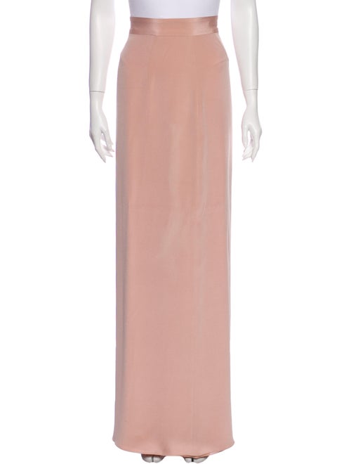 Juan Carlos Obando Silk Long Skirt Pink
