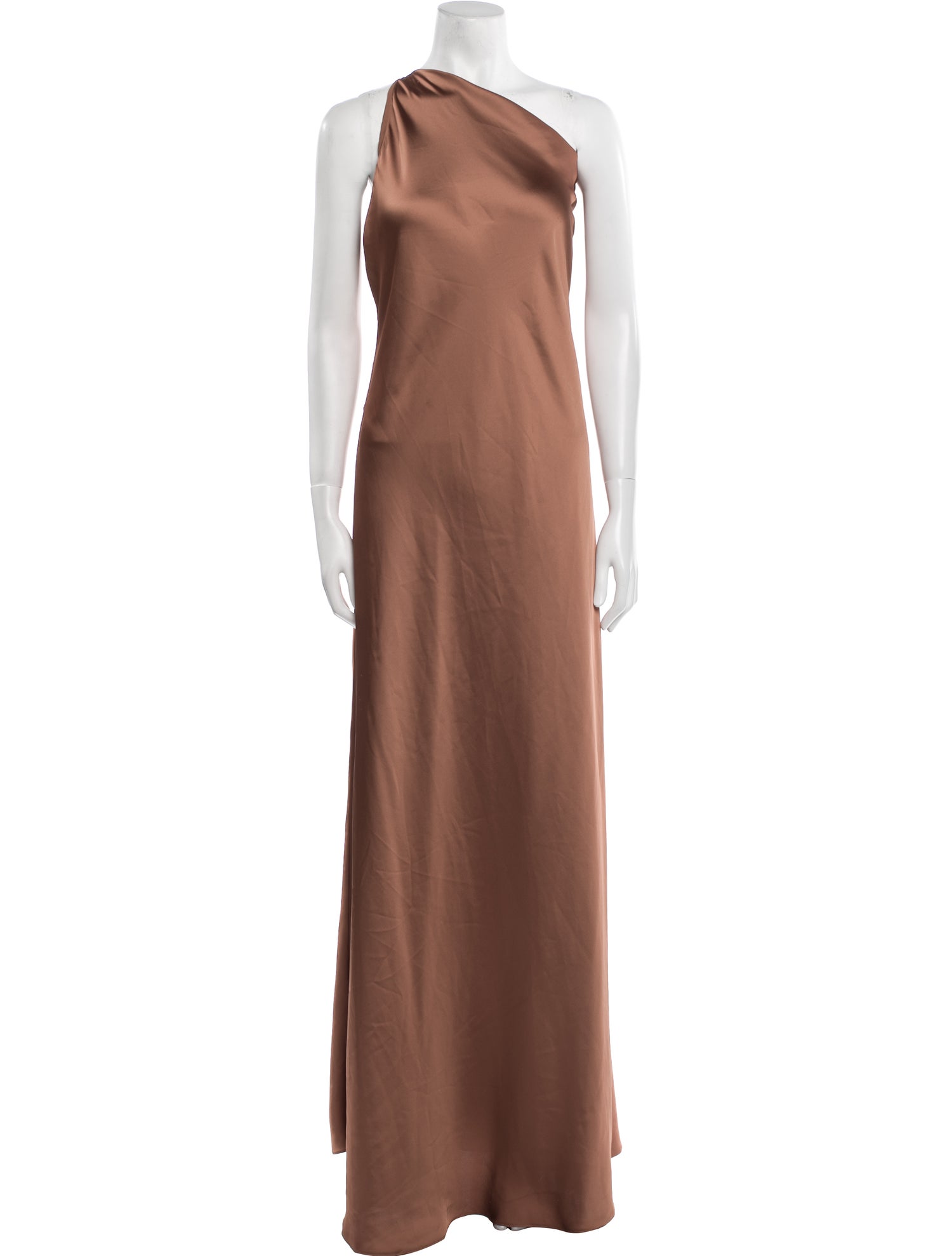 Juan Carlos Obando One-Shoulder Long Dress