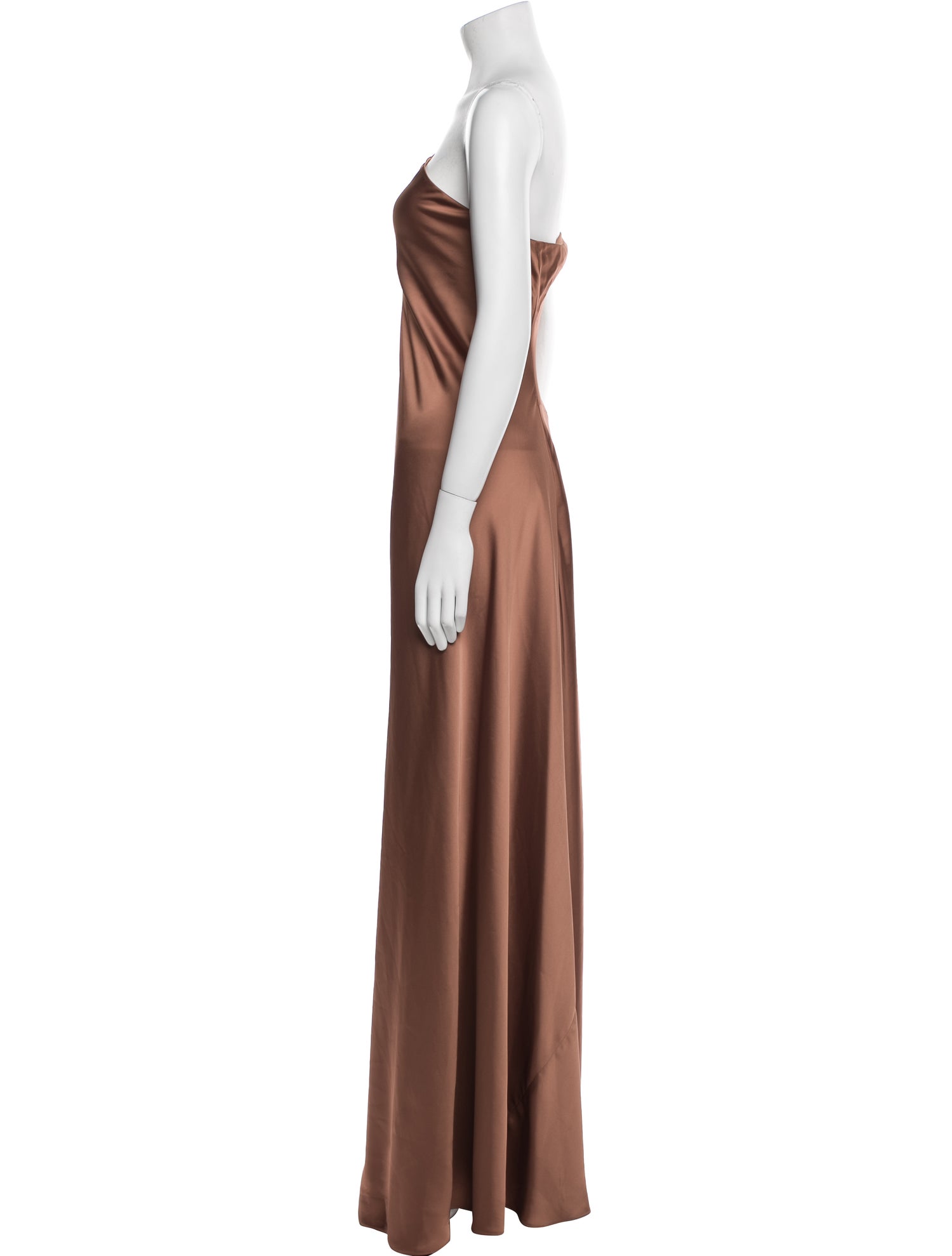 Juan Carlos Obando One-Shoulder Long Dress