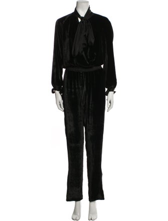 Juan Carlos Obando Tie Neck Jumpsuit