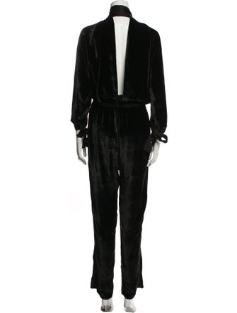 Juan Carlos Obando Tie Neck Jumpsuit