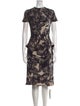 Juan Carlos Obando Printed Midi Length Dress