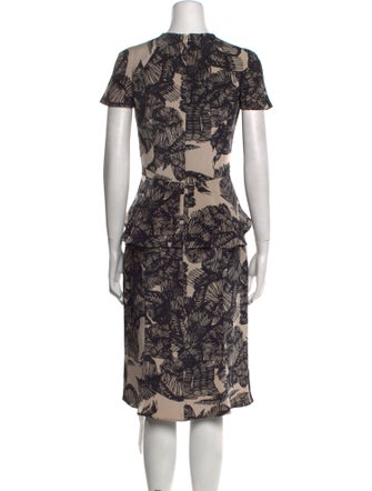 Juan Carlos Obando Printed Midi Length Dress