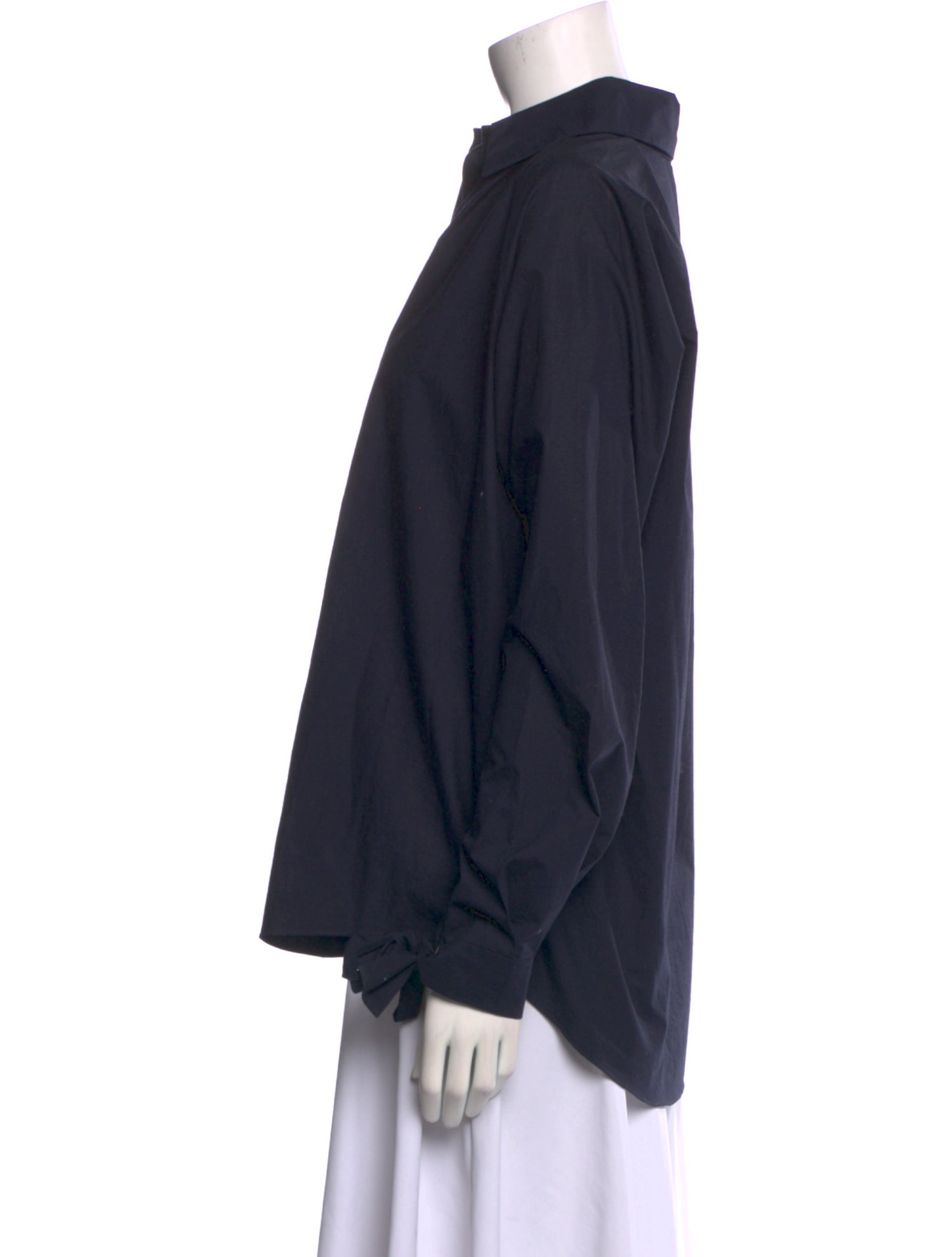 Juan Carlos Obando Silk V-Neck Blouse