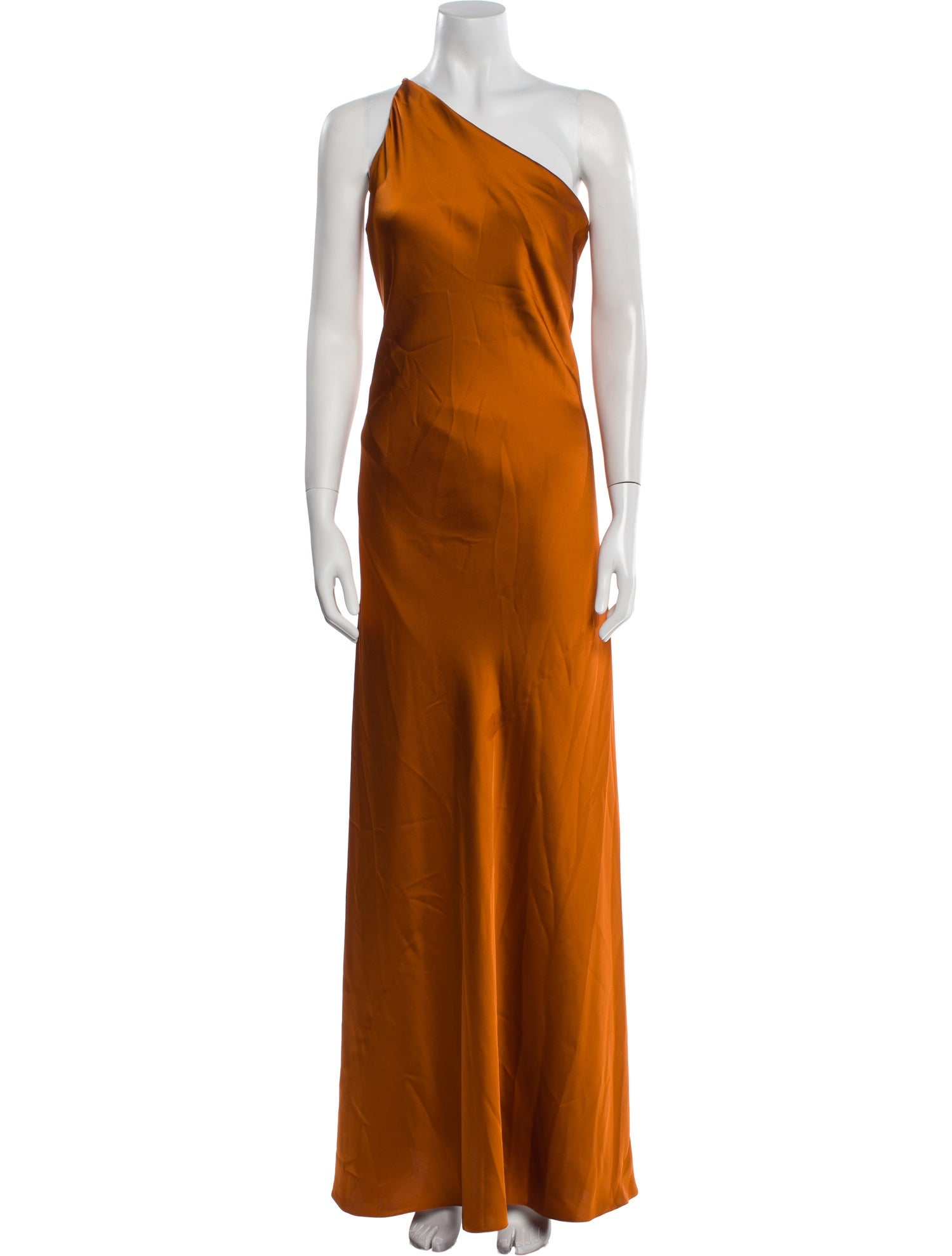 Juan Carlos Obando One-Shoulder Long Dress