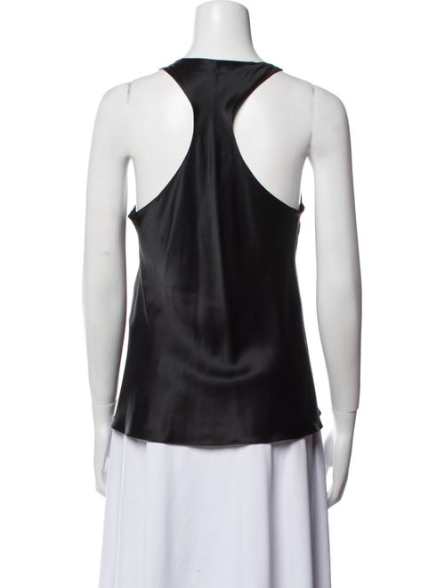 Juan Carlos Obando Silk V-Neck Top