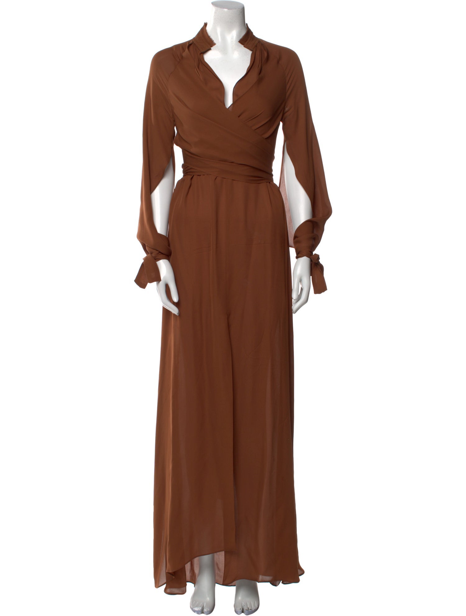 Juan Carlos Obando Silk Long Dress
