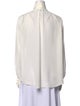 Juan Carlos Obando Mock Neck Long Sleeve Blouse
