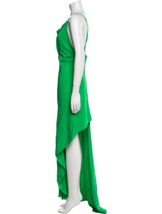 Juan Carlos Obando Silk Long Dress