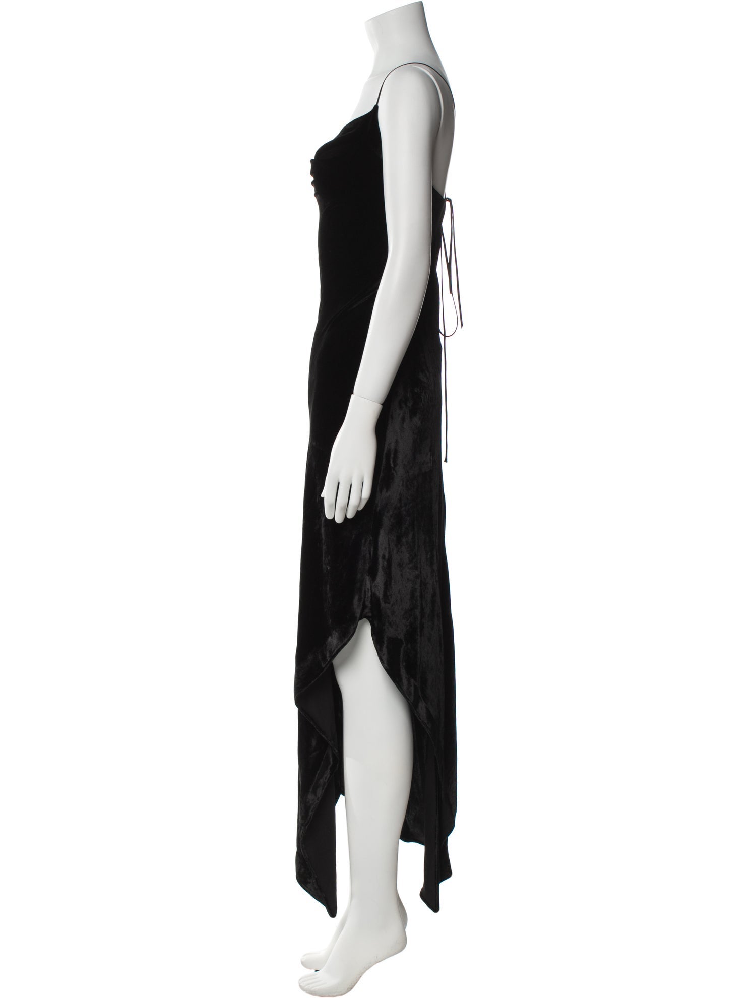 Juan Carlos Obando Cowl Neck Long Dress w/ Tags