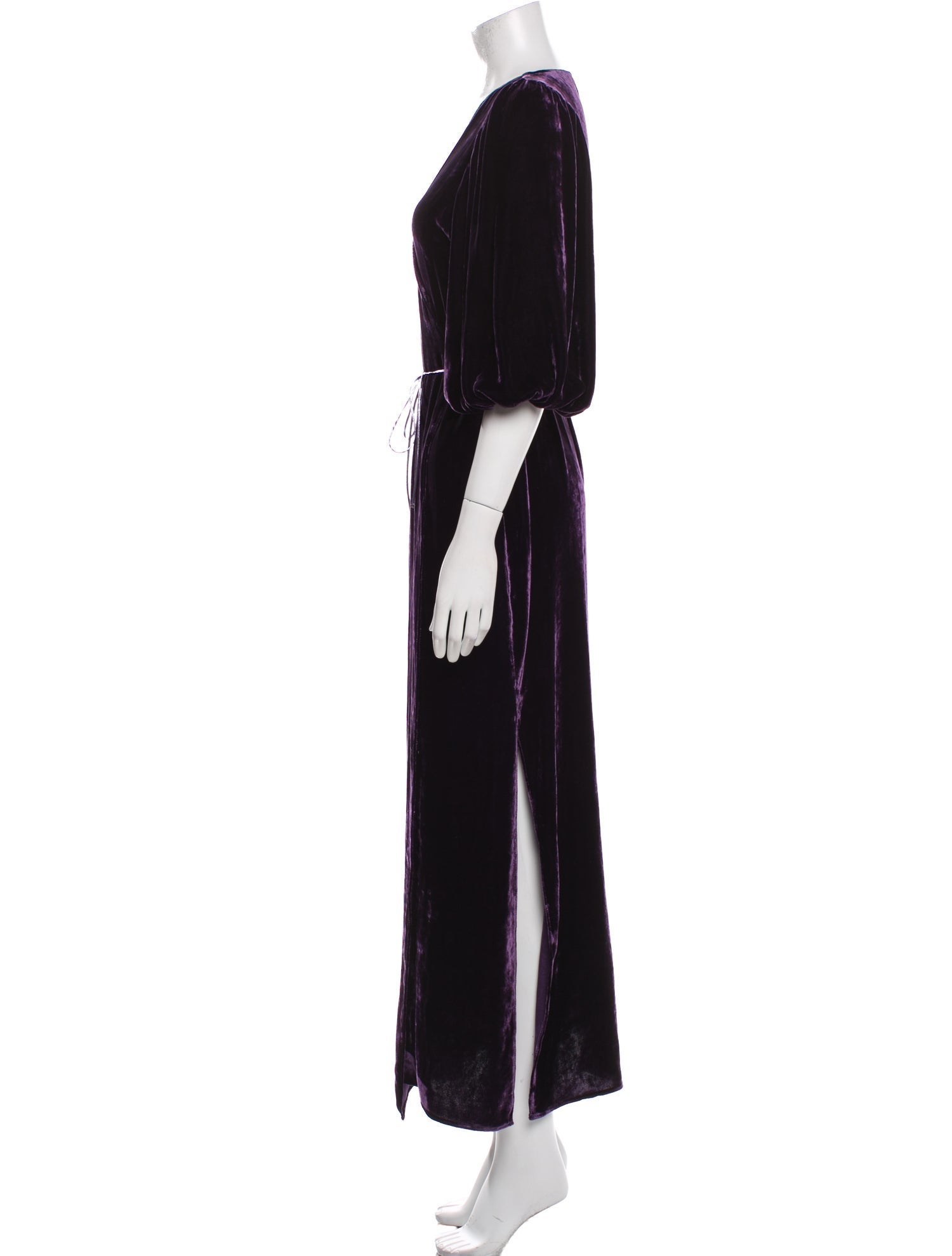 Juan Carlos Obando V-Neck Long Dress
