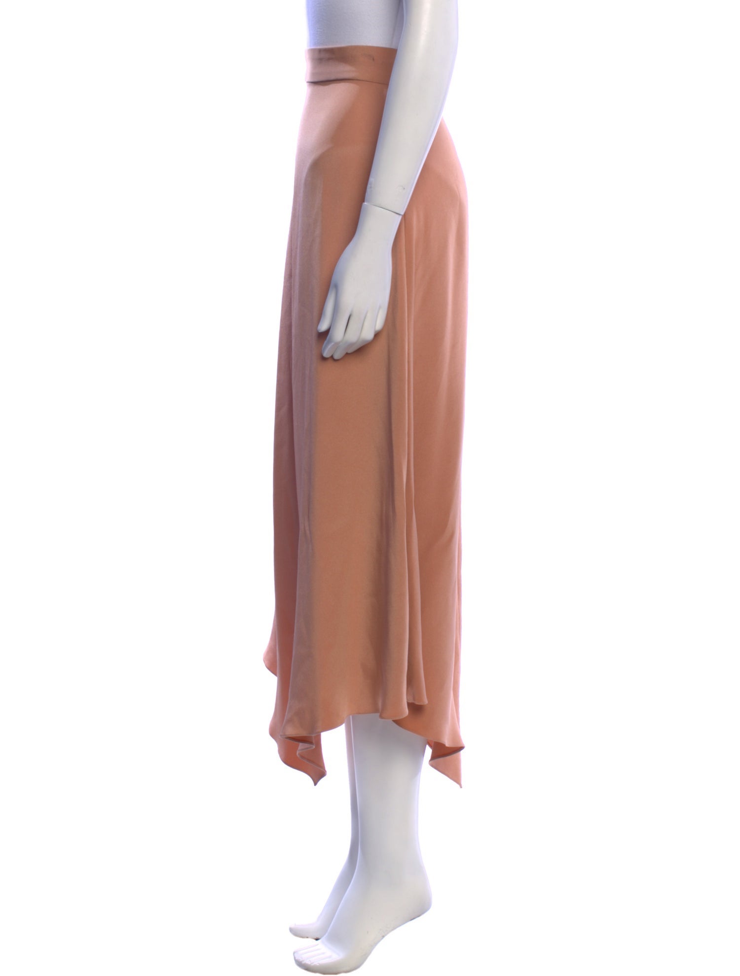 Juan Carlos Obando Silk Midi Length Skirt