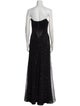 Juan Carlos Pinera Silk Long Dress