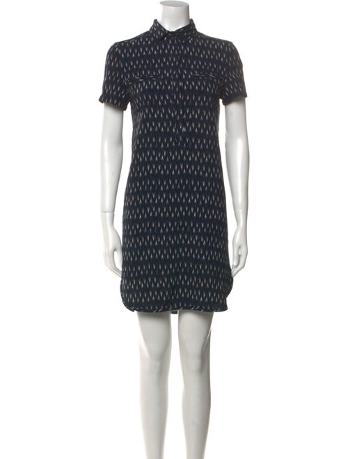 John Dalia Printed Mini Dress